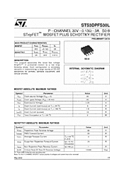 DataSheet STS3DPFS30L pdf